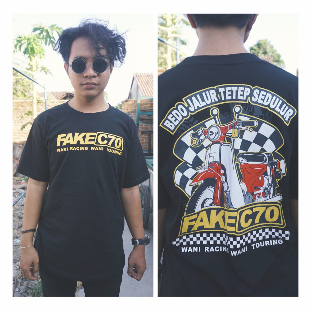 KAOS FAKE C70 MURAH KAOS HONDA C70 INDONESIA BAJU HONDA C70 TSHIRT HONDA C70 KAOS C70 CLUB