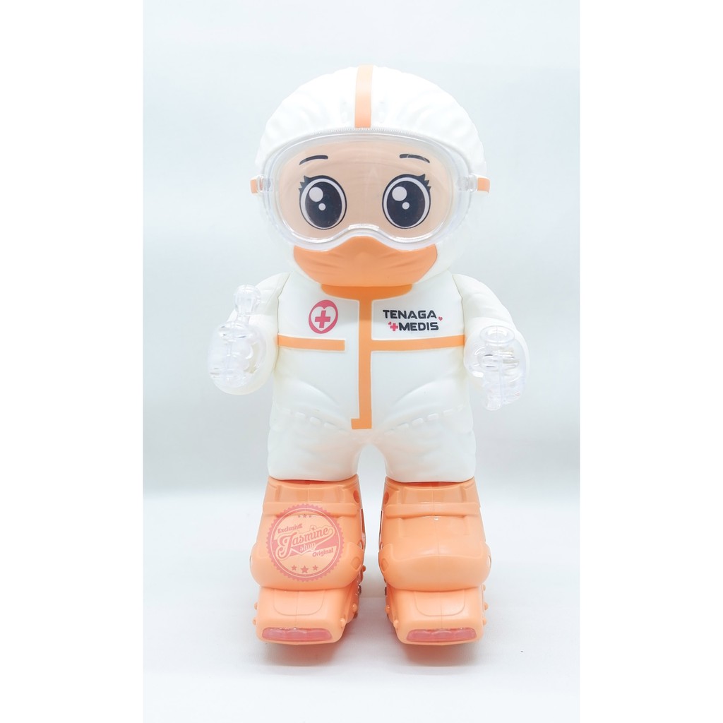 Mainan Robot Dokter Covid-19 Robot Tenaga Medis Joget