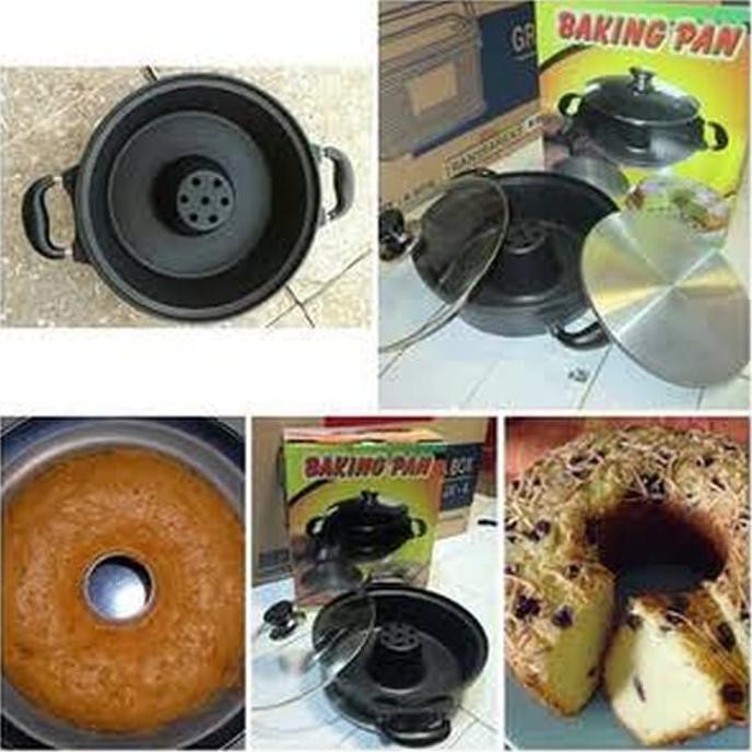 Panci Untuk Membuat Kue Bolu Bakar Pakai Kompor Baking Pan Cetakan Kue Shopee Indonesia