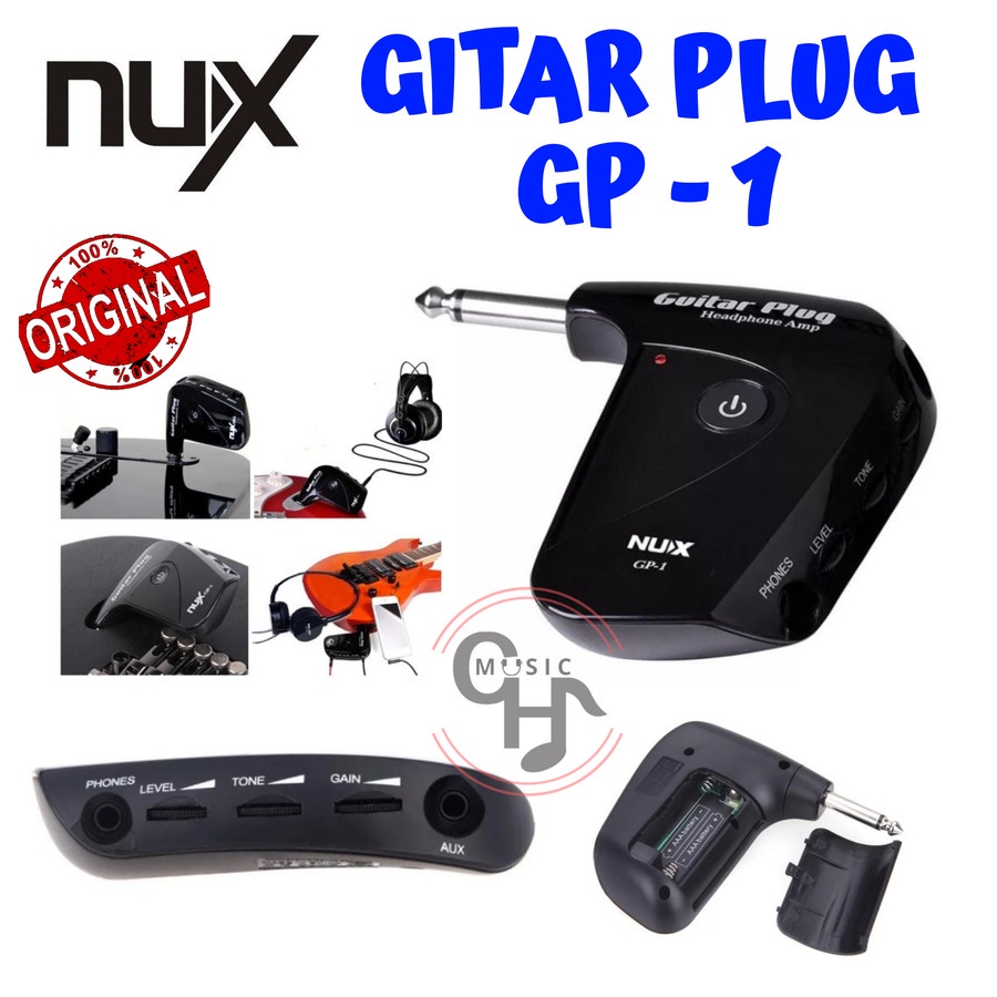 NUX AMPLI HEADPHONE GUITAR GITAR LISTRIK PLUG AMP GP-1