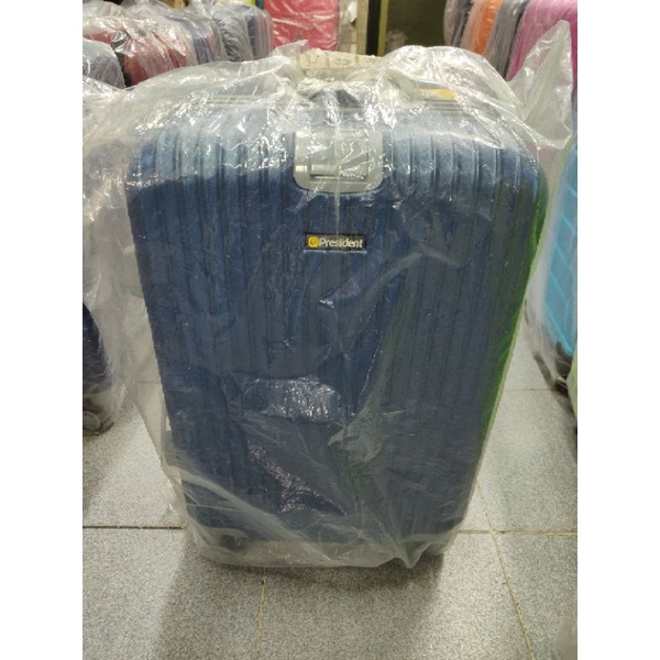 TAS KOPER TAS CABIN PRESIDENT 5284 ORIGINAL 20 IN 4 RODA FRAME ABS TSA LOCK TAS TRAVEL TAS PAKAIAN