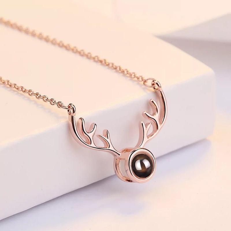 Kalung titanium wanita stainless anti karat