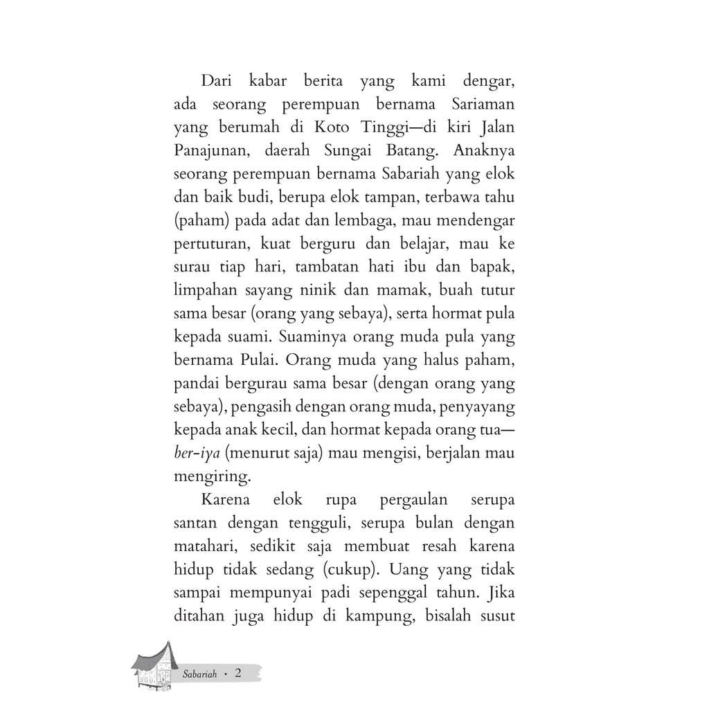 Buku Sabariah - Buya Hamka - Gema Insani 100% Original