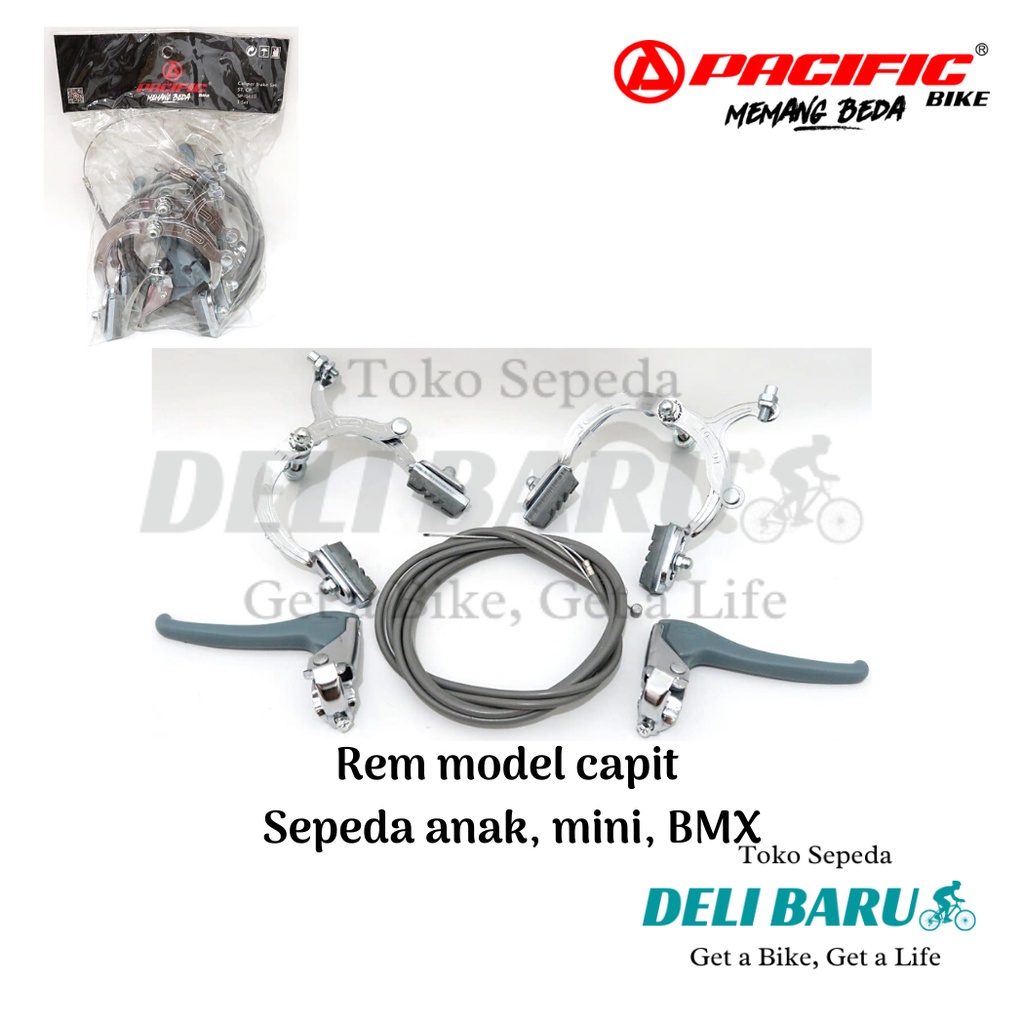 Pacific Rem set bagus capit model jepit sepeda anak mini BMX