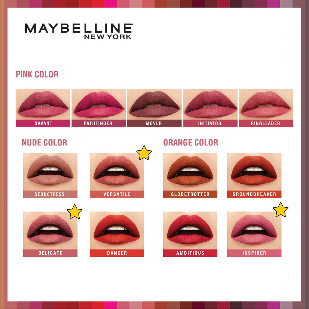 Skinhouseid Maybelline Superstay Lip Cream Matte Ink Pewarna Bibir Transferproof Dan Waterproof Tahan Seharian