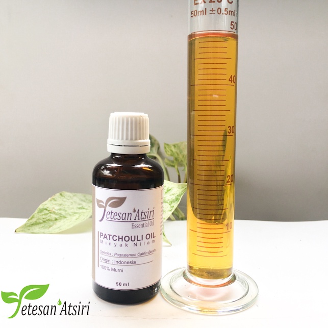 minyak atsiri nilam murni patchouli pure essential oil aromatherapy therapeutic grade diffuser humidifier burner aromaterapi esensial essensial esential penyulingan tanpa campuran TETESAN ATSIRI 10ml 30ml 50ml 100ml