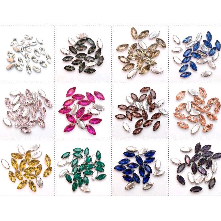 payet cangkang/diamond cangkang/payet sampan 7x15