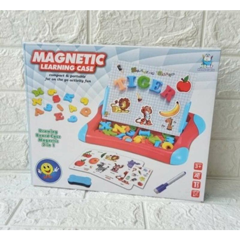 Mainan Magnetic Learning Case Papan Tulis Edukasi