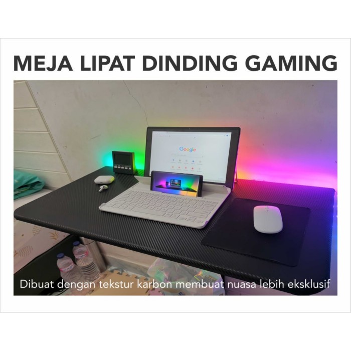 Meja Lipat Dinding Gaming / Folding Table / Meja Laptop Dinding Lipat
