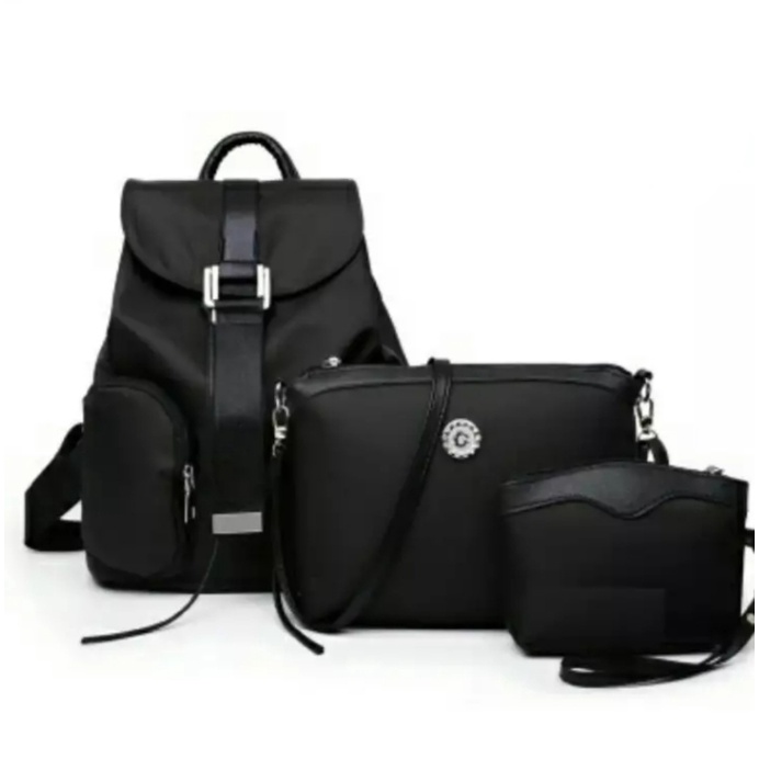PTM - Tas Ransel Wanita Set 2in1