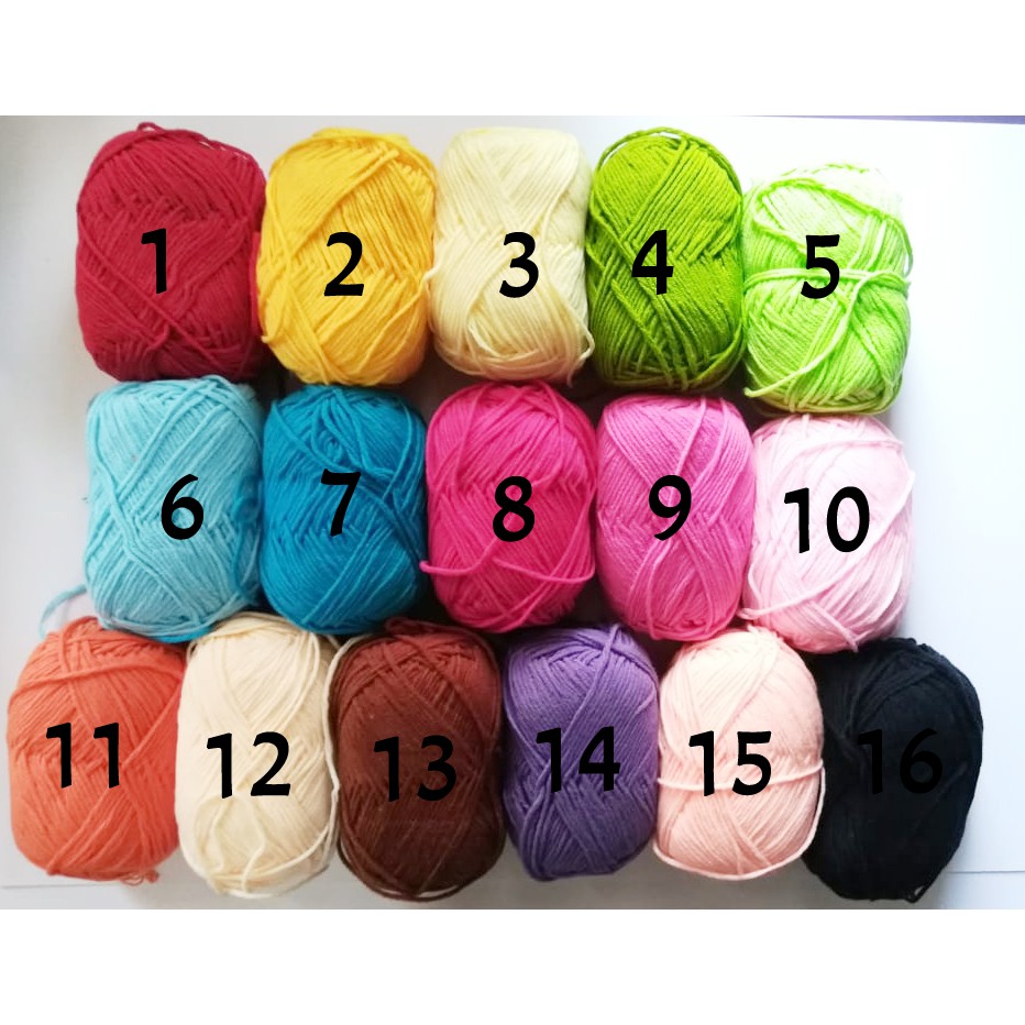 Benang Rajut Milk Cotton