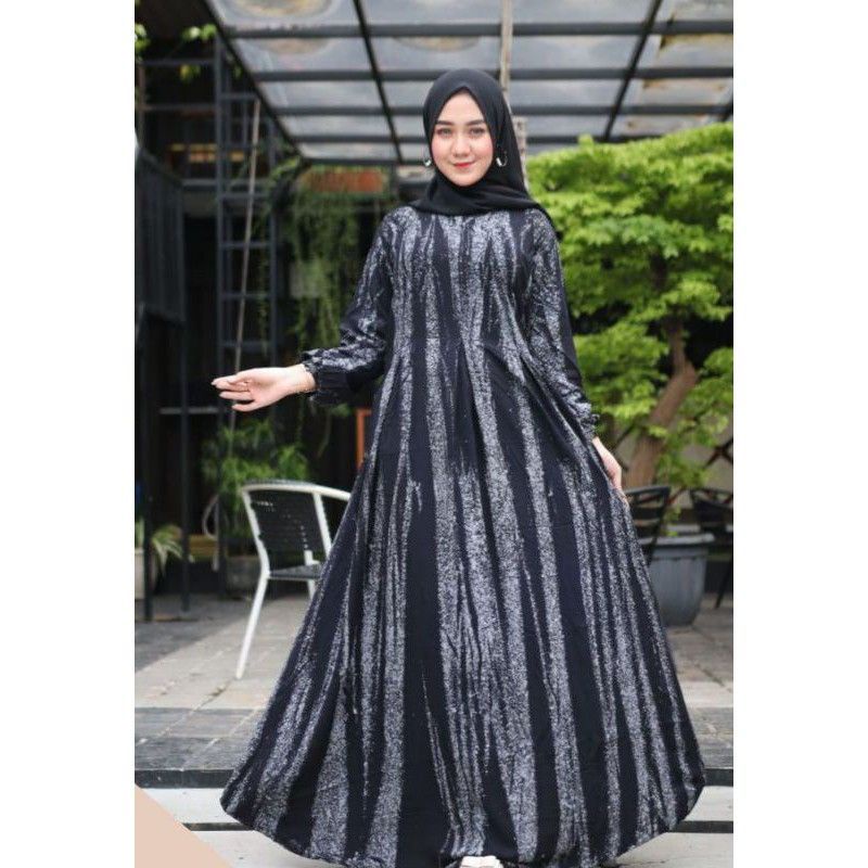 DASTER PANJANG BATIK DANANG KANCING DEPAN BUSUI RAYON ADEM HALUS MURAH MERIAH LENGAN PANJANG LONG DR