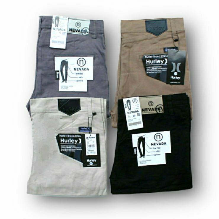 COD Celana panjang pria Chinos Slim fit Skyni terlaris