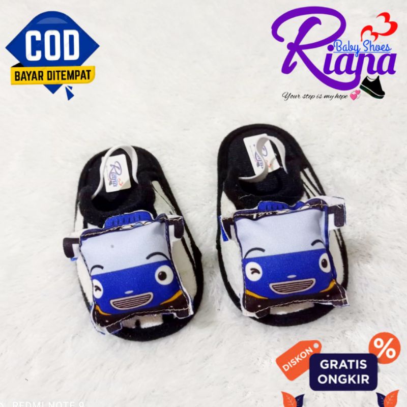 Sandal Bayi Bapau Boneka Minibus Usia 8-20 Bulan