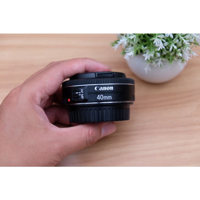 lensa fix canon 40mm STM / F2.8 bukan 50mm F1.8