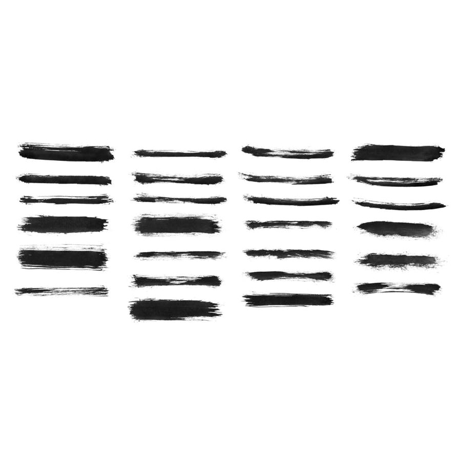 66 Long Ink Strokes - Photoshop Stamp Brushes