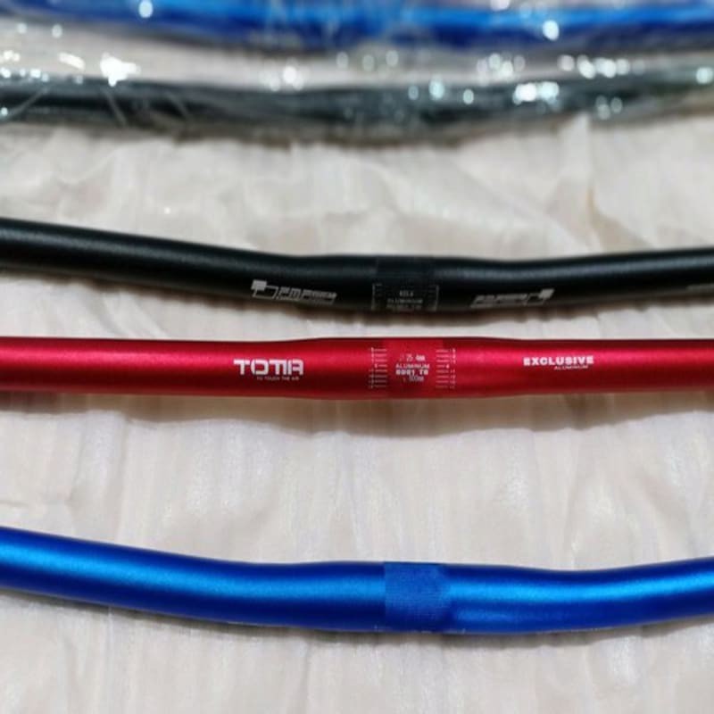 NP BIKE stang setang handlebar seli sepeda lipat alloy 6061 T6 25.4 mm panjang 600 mm