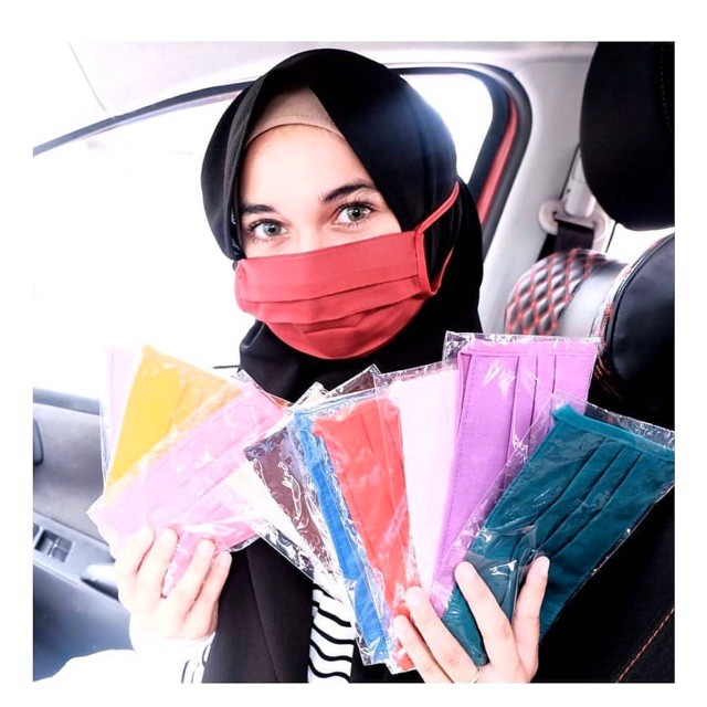 MSY - Masker kain Oxford / masker kain drill / masker kain aksesoris otomotif / masker non medis