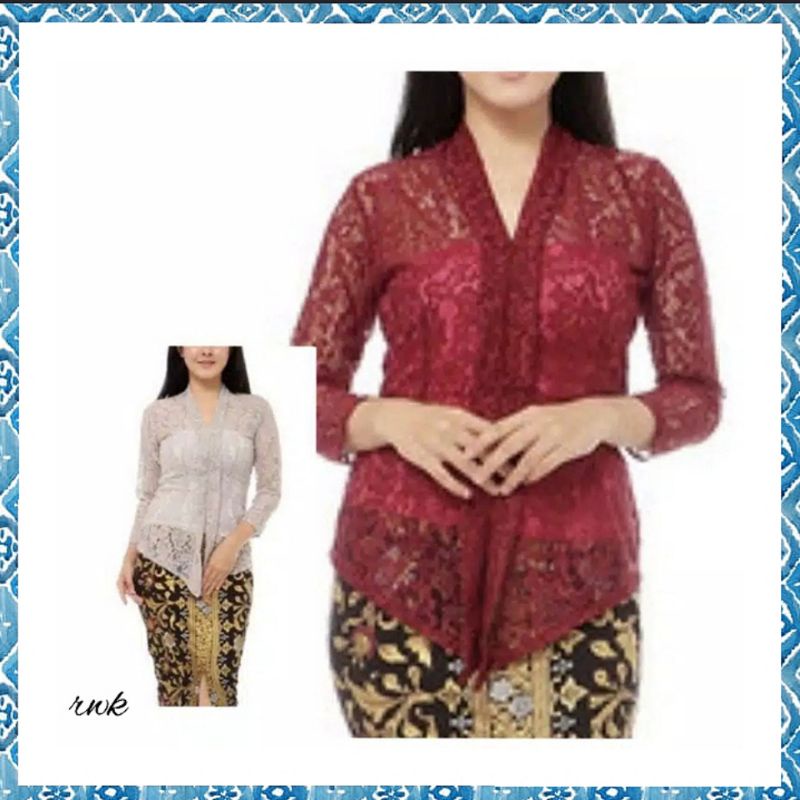 JUMBO Kebaya Brokat Kartini Lgn Panjang size XXL 3XL 4XL 5XL Big Size