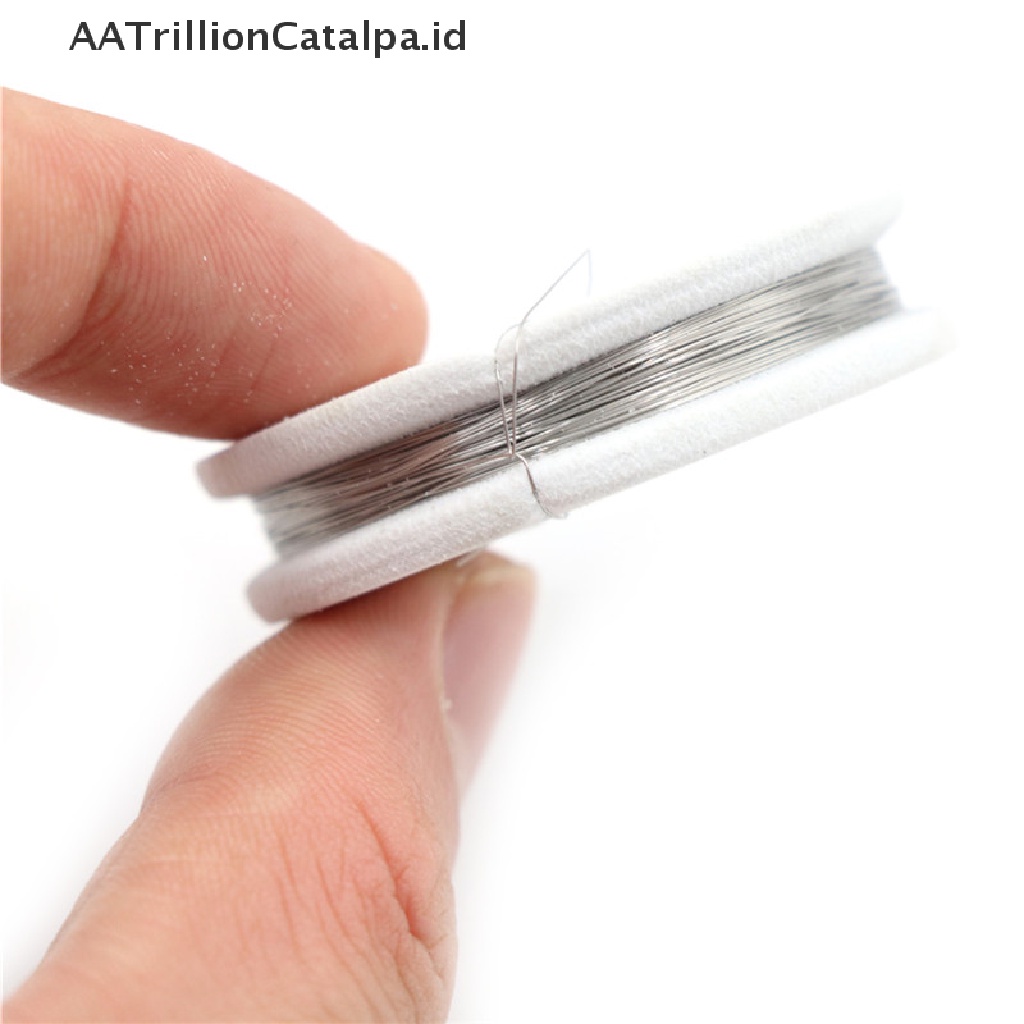 Aatrillioncatalpa Kabel Resistor Nichrome 0.2mm Panjang 10m