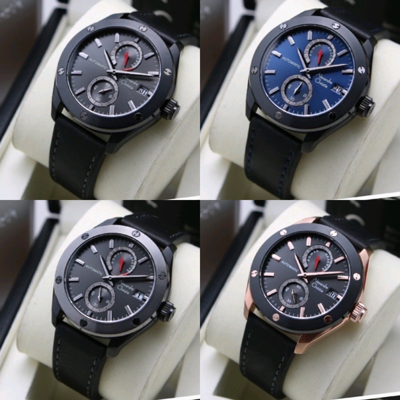JAM PRIA ALEXANDRE CHRISTIE  AC 3044 AC3044 MA LEATHER SERIES AUTOMATIC ORIGINAL