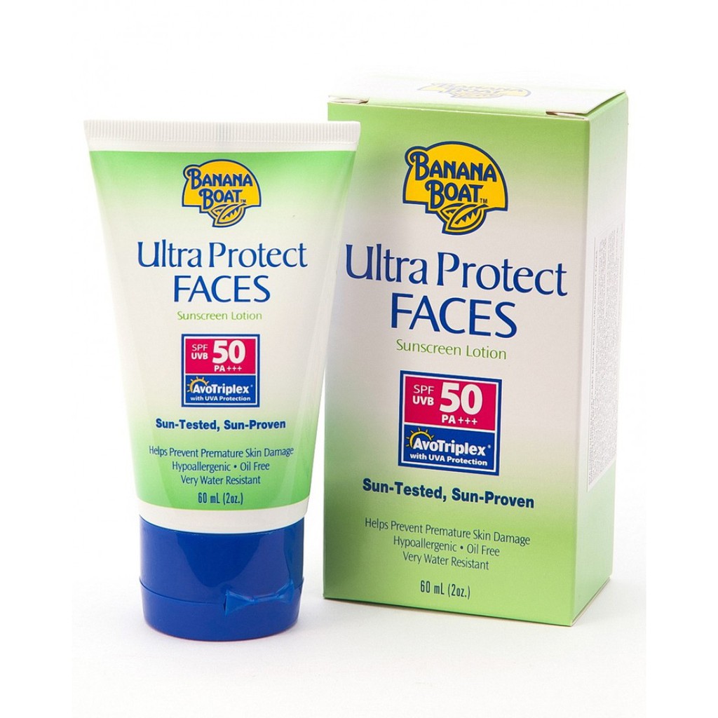 BANANA BOAT ULTRA PROTECT FACES LOTION SPF50 60ML