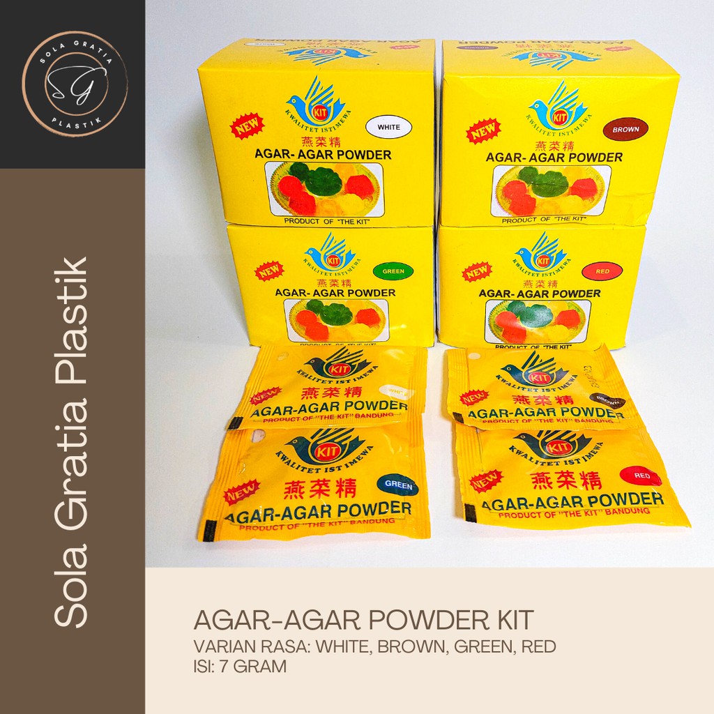 Agar-Agar KIT - Agar Powder Sachet 7 gr