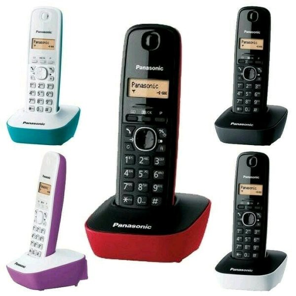 telpon rumah wireless panasonic kx-tg1611 pesawat telepon tanpa kabel