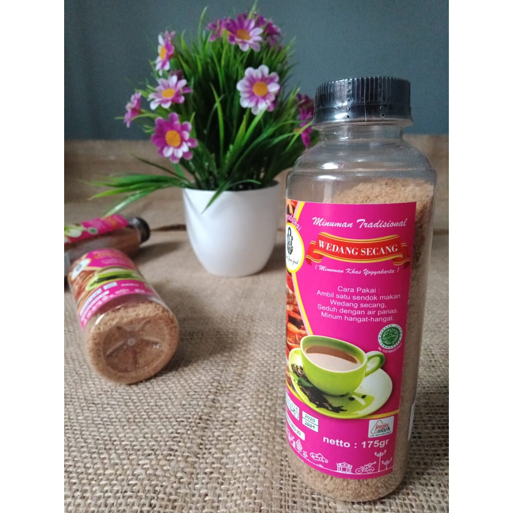 MINUMAN TRADISIONAL MINUMAN REMPAH MINUMAN HERBAL BUBUK INSTAN WEDANG SECANG 175 GRAM HALAL DAN SUDAH PIRT RIENS COLLECTIONS