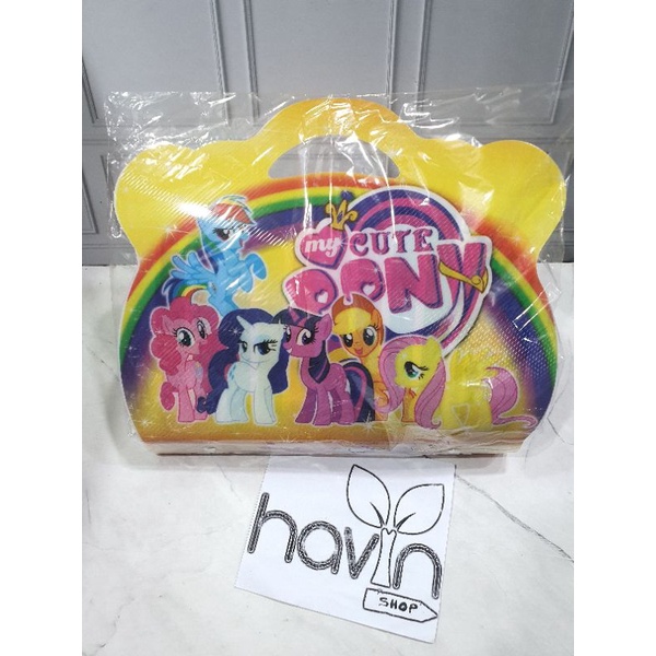 Map Binder/Binder Slip/binder Gliter/binder anak A5-Pony TAS