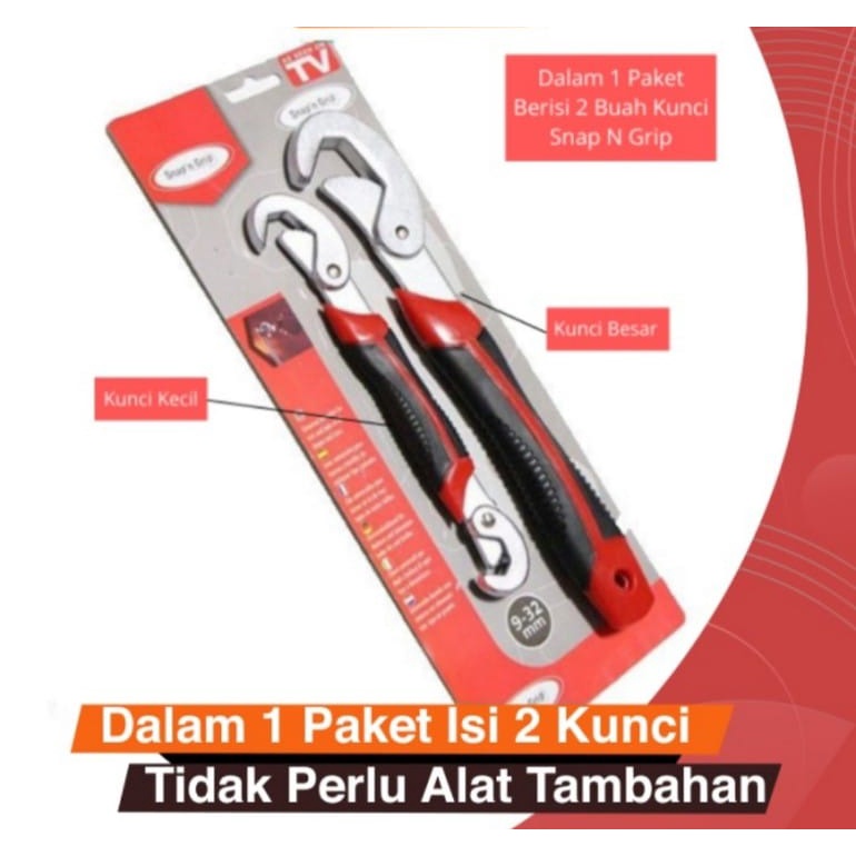 SNAP N GRIP / SNAP AND GRIP / KUNCI PERTUKANGAN