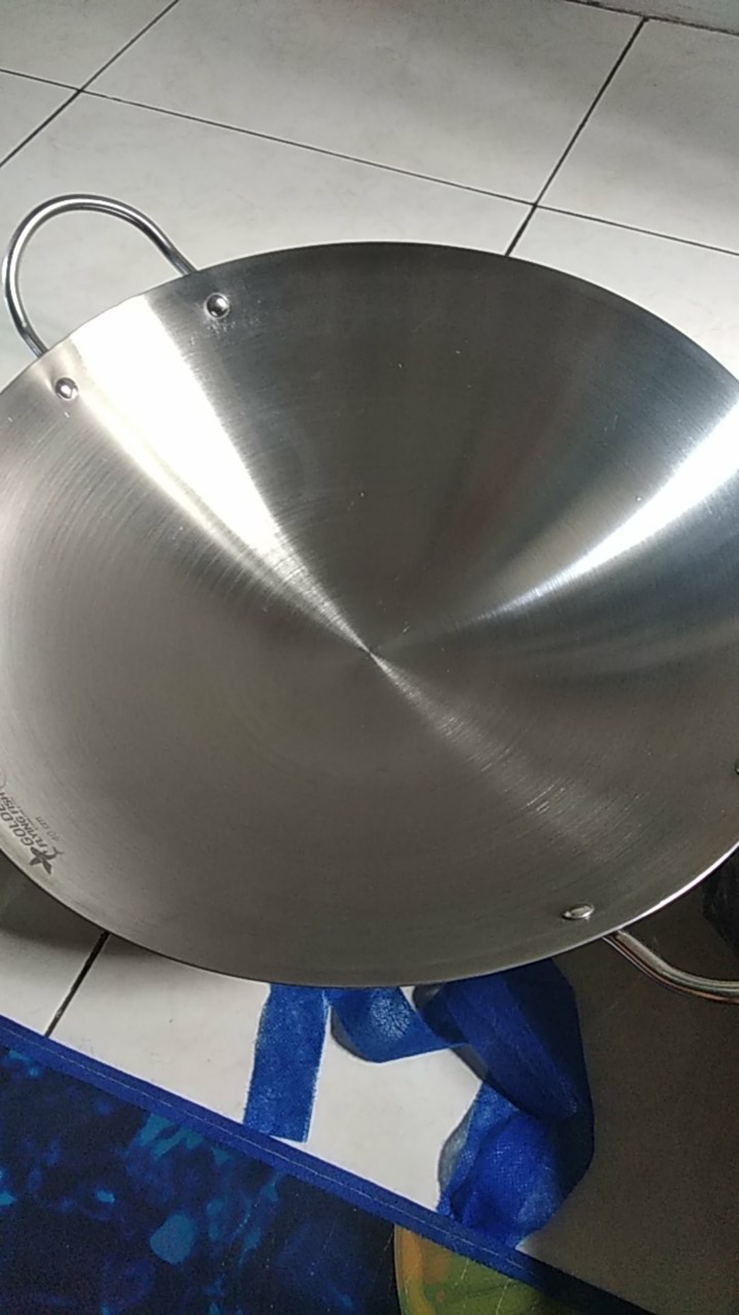 Wajan Golden Flying Fish Harden Stainless Steel Anti Lengket