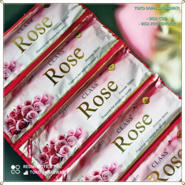 Hio Dupa Wangi Aromaterapi Mawar Rose Isi 35 Stik