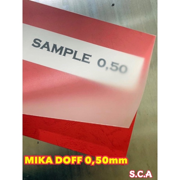 

RB Cover Jilid Mika Doff PP Pasir 0,50 isi 20pc Bantex Daiichi