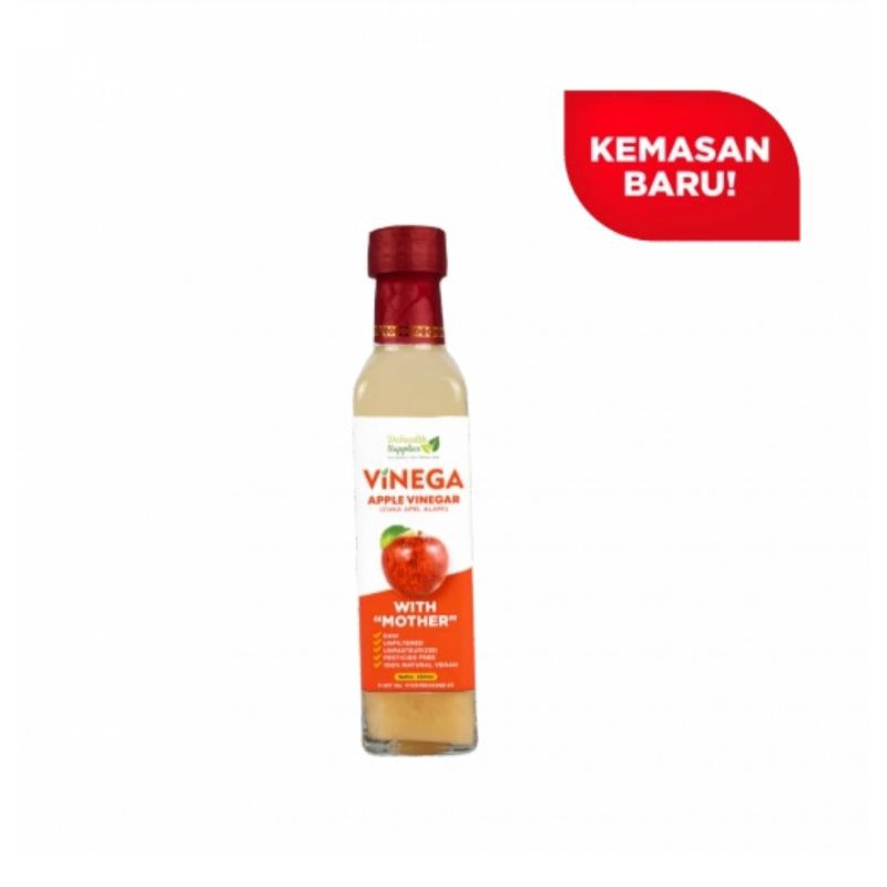 

VINEGA Apple Vinegar - Cuka Apel Alami 250ml / 500ml (kemasan baru)