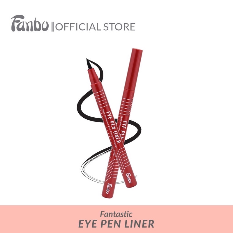 Fanbo Fantastic Eye Pen Liner - Fanbo Eyeliner Pen Liquid Tahan 8jam Hitam