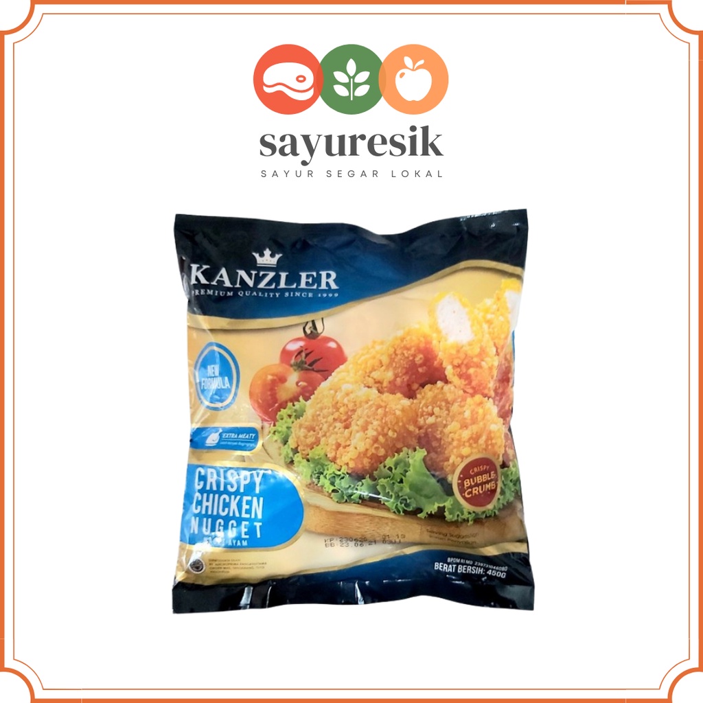 

[Pasar Kota Gresik] Frozen Food Nugget Naget Ayam Chicken Crispy Krispi Kanzler