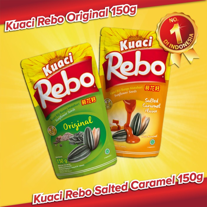 

Q1254521 Rebo Kuaci Bundling Varian Rasa Caramel 150 Gram + Original 150 Gram Dw51Sqs