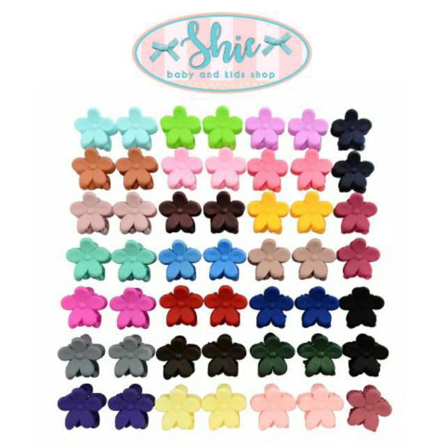Restock jepit rambut anak jepit bunga kecil