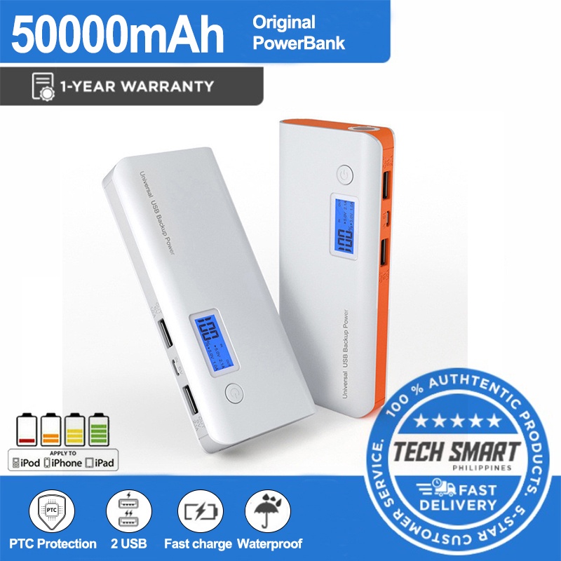 50000mAh Slim Powerbank brands COD fast charger power bank 20000mah original bank charger