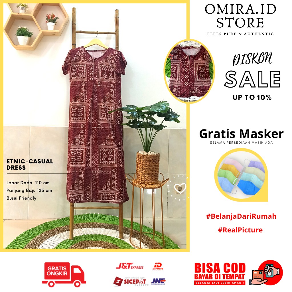 Daster Habel Ukuran Jumbo | Daster Panjang Semata Kaki Motif | Daster Habel Viral Bahan Jersey