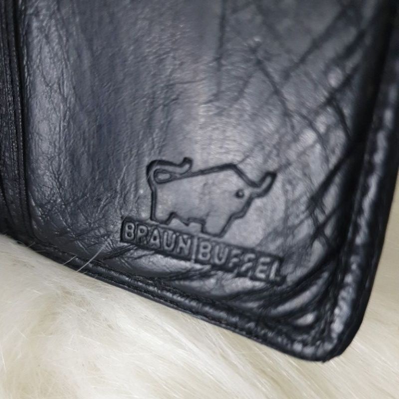 BRAUN BUFFEL DOMPET KULIT ORIGINAL PRELOVED