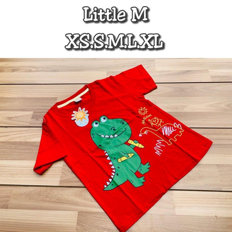 kaos merah dino