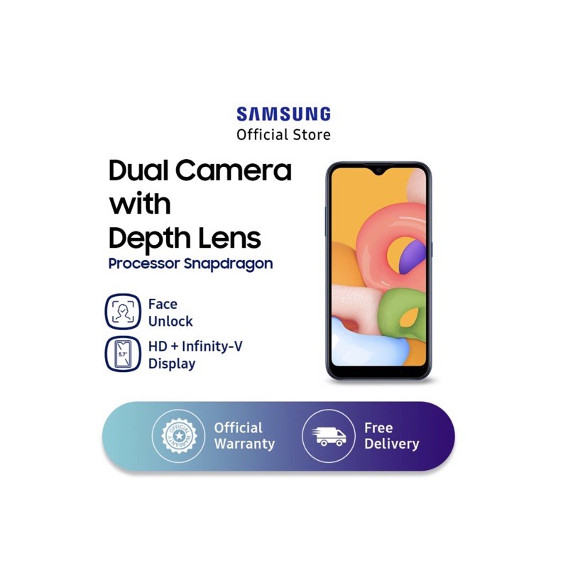 Samsung Galaxy A01 Ram 2/16GB Garansi Resmi