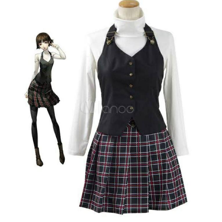 [KODE BARANG 317] Persona 5 Makoto Nijima Cosplay Costume Anime Female