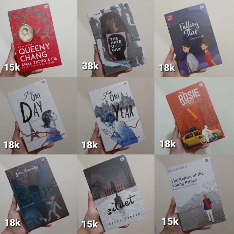 Buku Novel Murah Cuci Gudang Gramedia Part 1