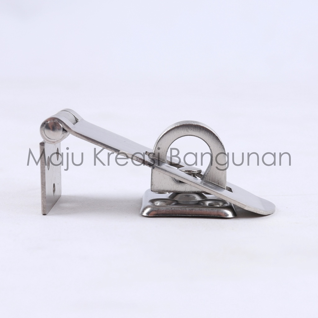 Overpal Gembok SOLIGEN Medium Stainless Steel Grendel Kunci Pintu Over Pal Hasp Lock M