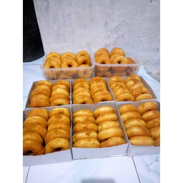 

donat jadul gula palem/ donat jadul gula halus / donat empuk / donat bandung