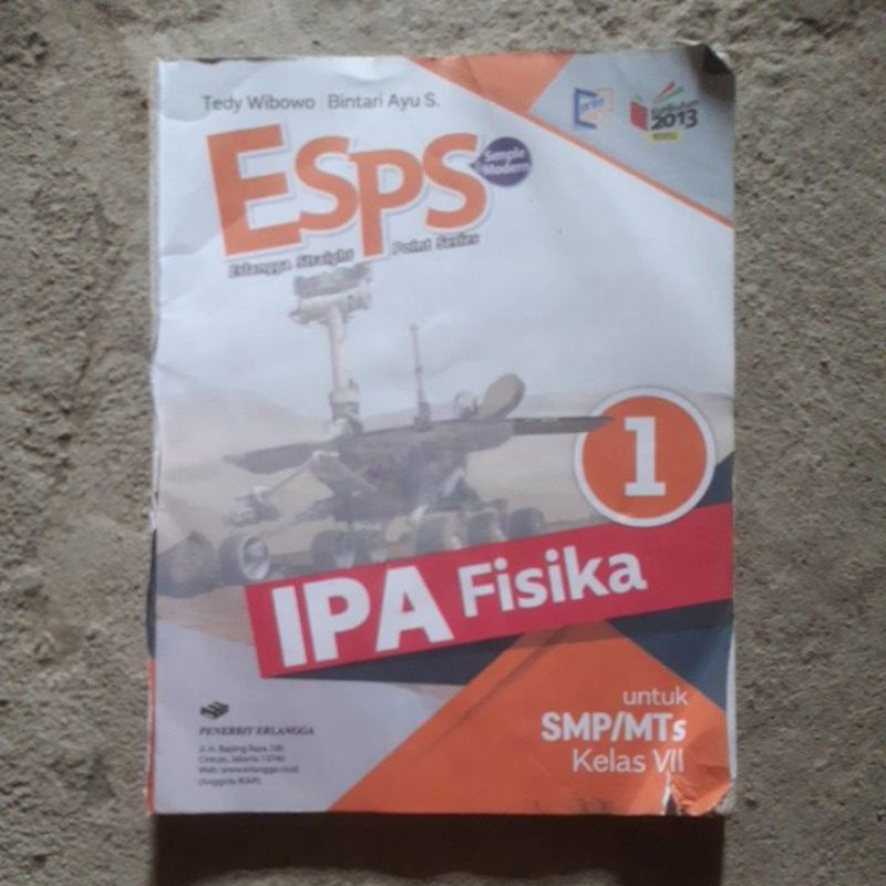 buku Esps Ipa fisika Kelas 7 revisi Kurikulum 13-Kls 7 tanpa cover