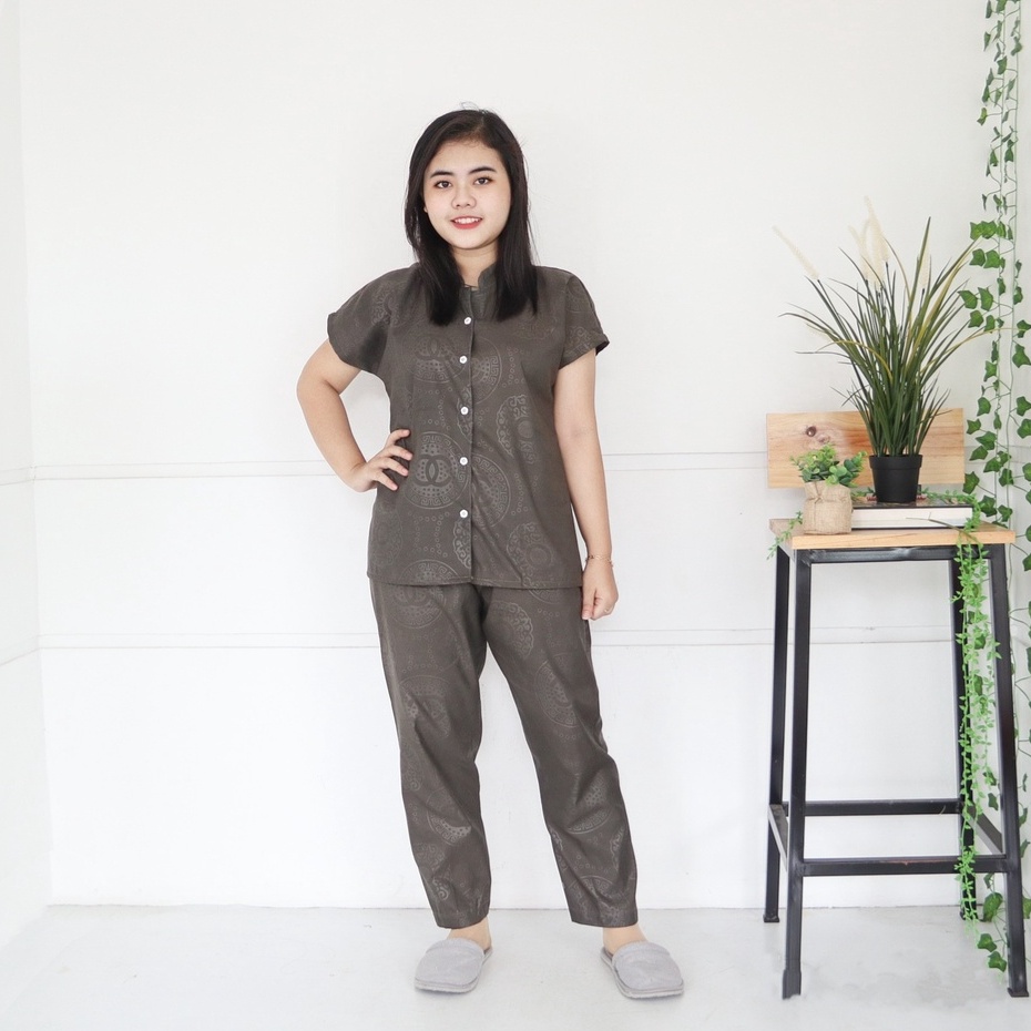 IZANY Piyama Anak Coway / Set Coway Size 14 SATIN APPLE banyak motif-EMBOS ARMY